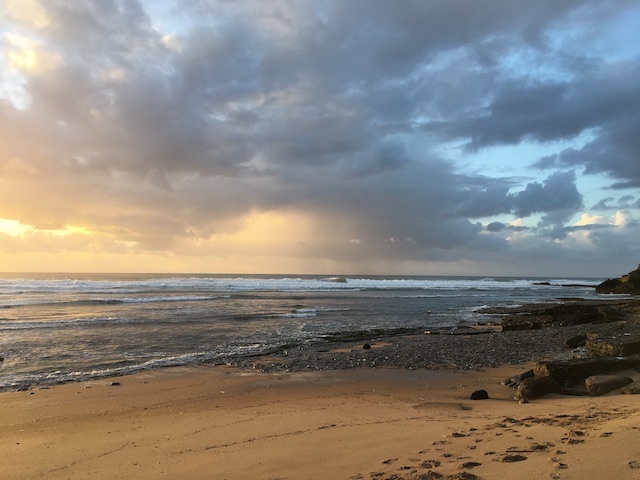 Photo of a sunset in Portugal