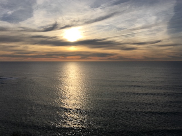 Photo of a sunset in Portugal